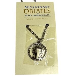 Missionary Oblates of Mary Immaculate Serving the‎ Worlds Poor Necklace Pendant